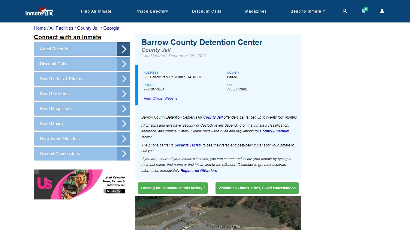 Barrow County Detention Center - Inmate Locator - Winder, GA